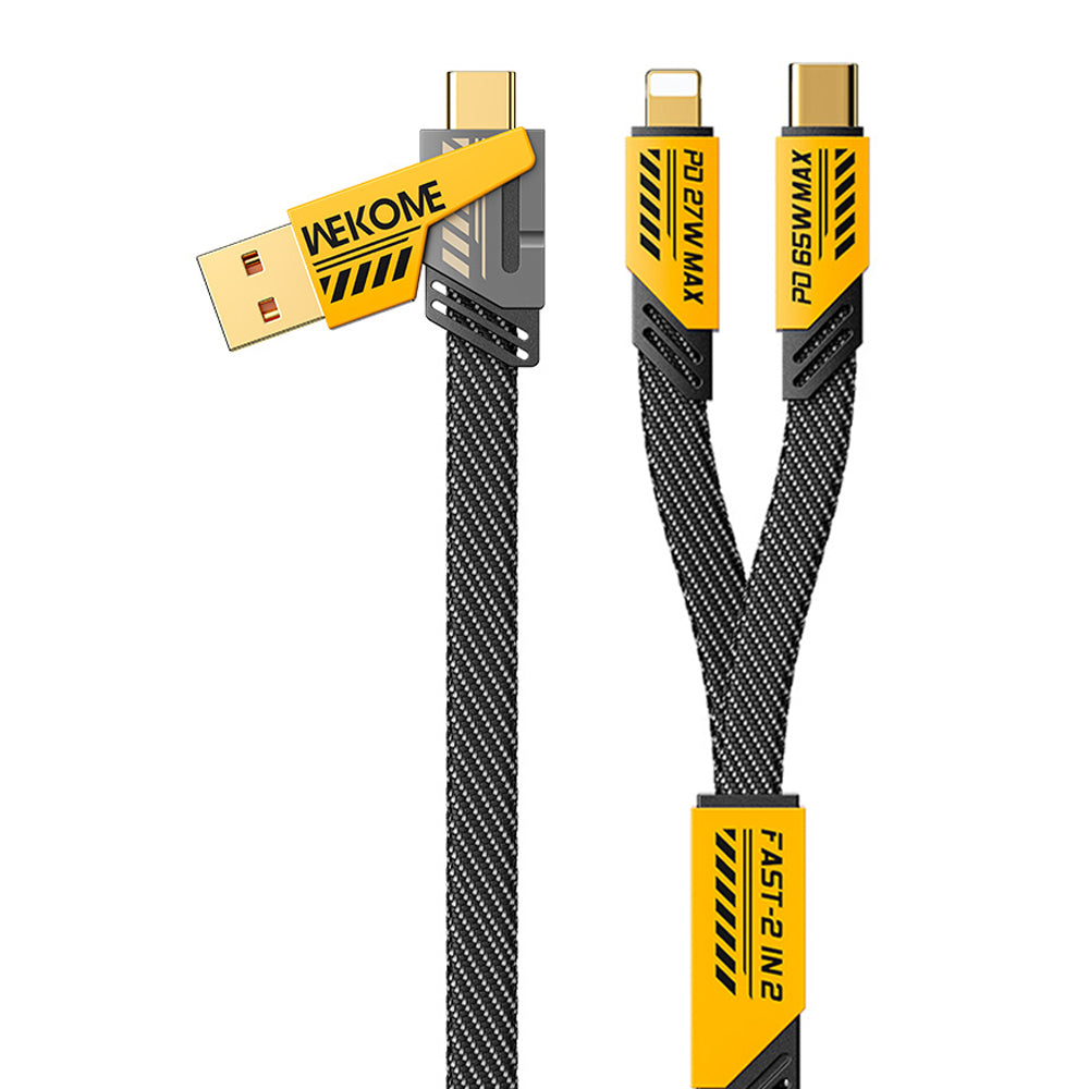 WEKOME WDC-26 4 in 1 1.2m Magnetic Charging Cable 65W Fast Phone Charger 480Mbps IP / USB / Type-C Data Cable WEKOME WDC-26 4 in 1 1.2m Magnetic Charging Cable 65W Fast Phone Charger 480Mbps IP / USB / Type-C Data Cable